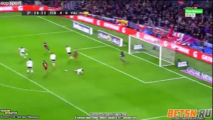 Lionel Messi Hat trick Goal 5-0 - Video Dailymotion_2