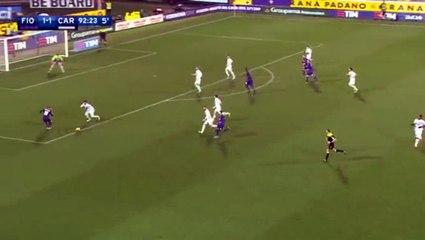 Goal Mauro Zarate ~Fiorentina 2-1 Carpi~