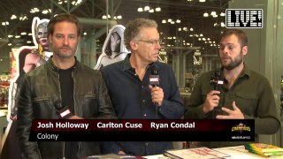 Cast & Creators of Colony drop by Marvel LIVE!