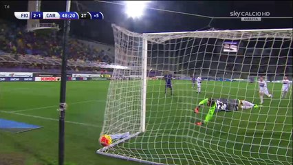 Zarate Goal HD - Fiorentina 1-1 Carpi - 03-02-2016
