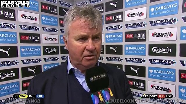 Watford 0-0 Chelsea - Guus Hiddink Post Match Interview -