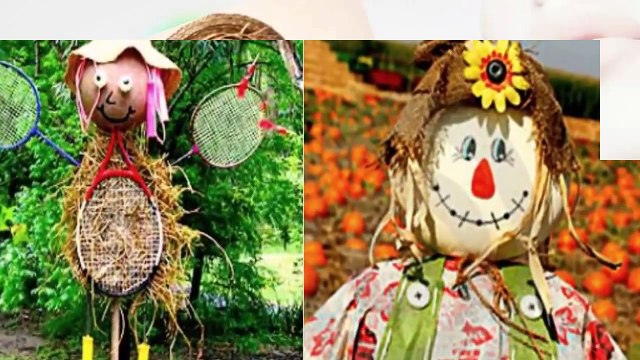 Огородное пугало своими руками Как украсить огород и дачу забавным и смешным пугалом Видео Фото