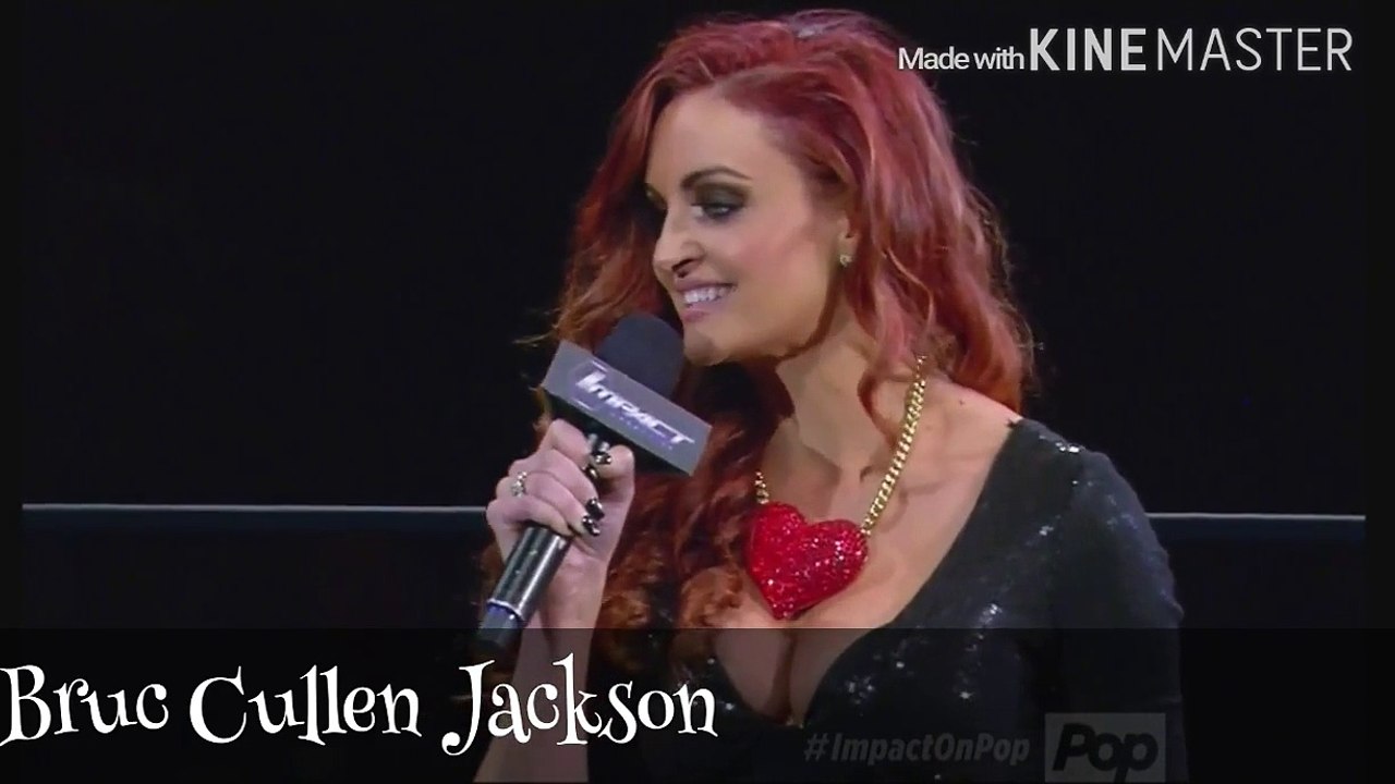 iMPACT Wrestling 2016.02.02 Maria Kanellis & Gail Kim Segment