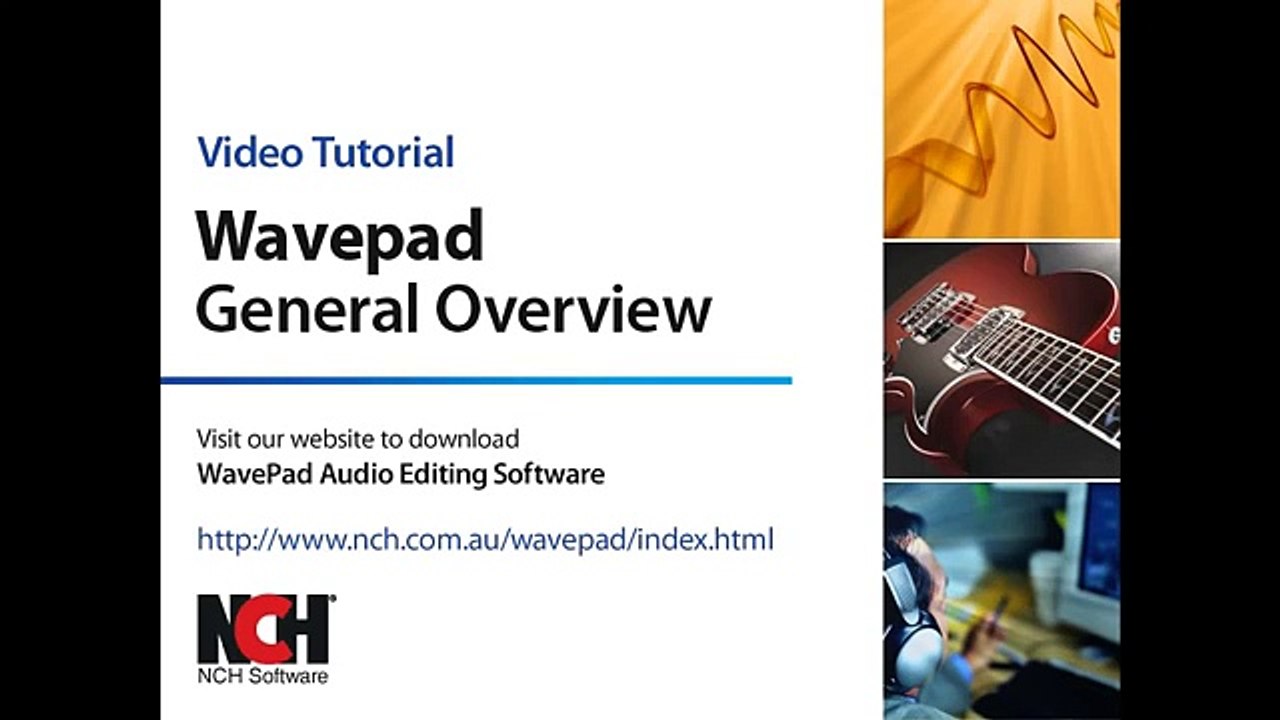WavePad Audio Editing Software | Introduction