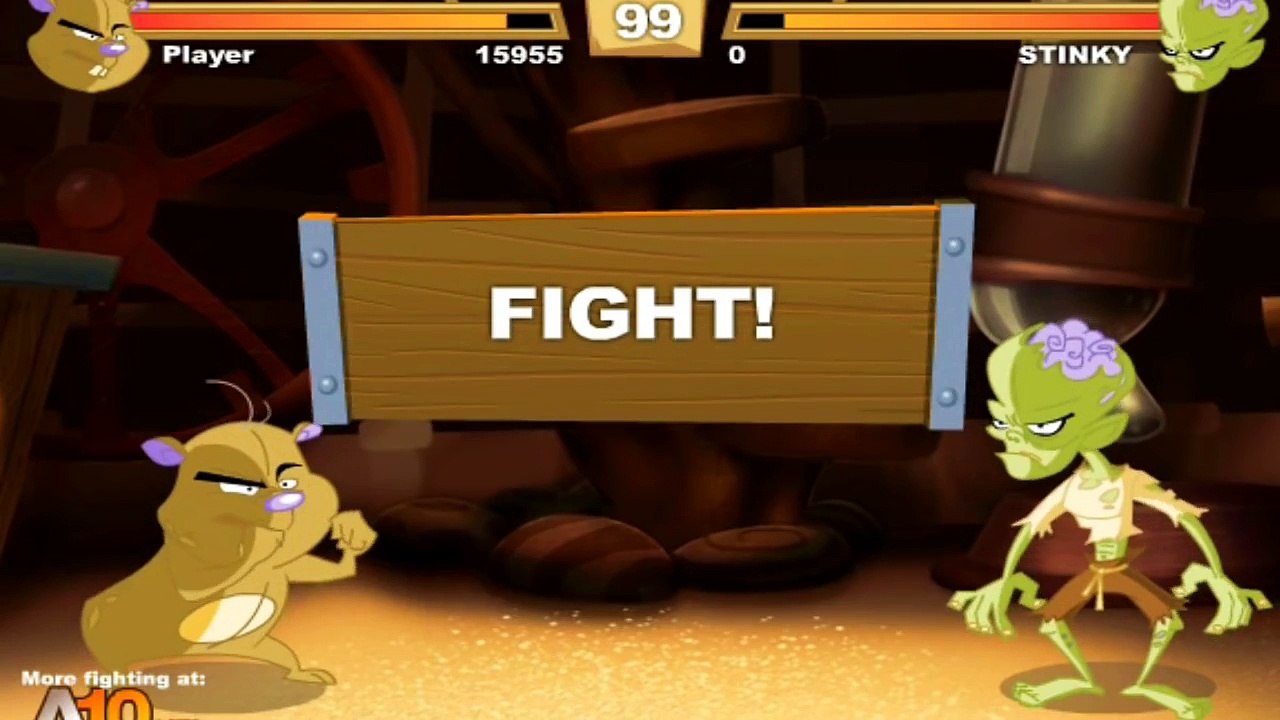 HAMSTER vs ZOMBIES Karate Fight