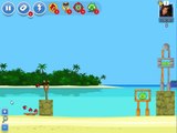 Angry Birds Facebook Surf and Turf Level 1 â˜…â˜…â˜…