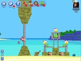 Angry Birds Facebook Surf and Turf Level 7 â˜…â˜…â˜…