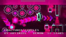 Geometry Dash - Fractured Circles by Artimiel (demon)