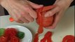 Vegetable Carving Made Easy - Tomato Rose Garnish 2 - Nita's Fruit & Vegetable Carving