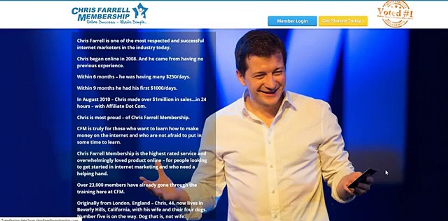 Chris Farrell Membership | Stop Struggling & Start Earning with Chris Farrell Membership