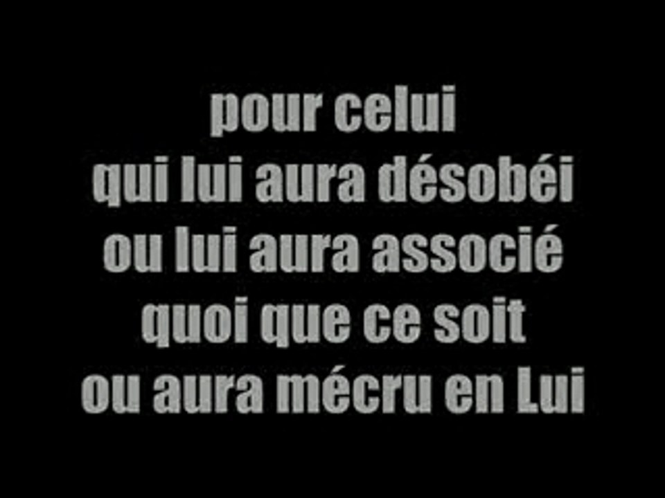 Le Qur'an c'est du TAWHID