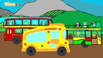 Las ruedas del autobús Canciones infantiles en español Yleekids