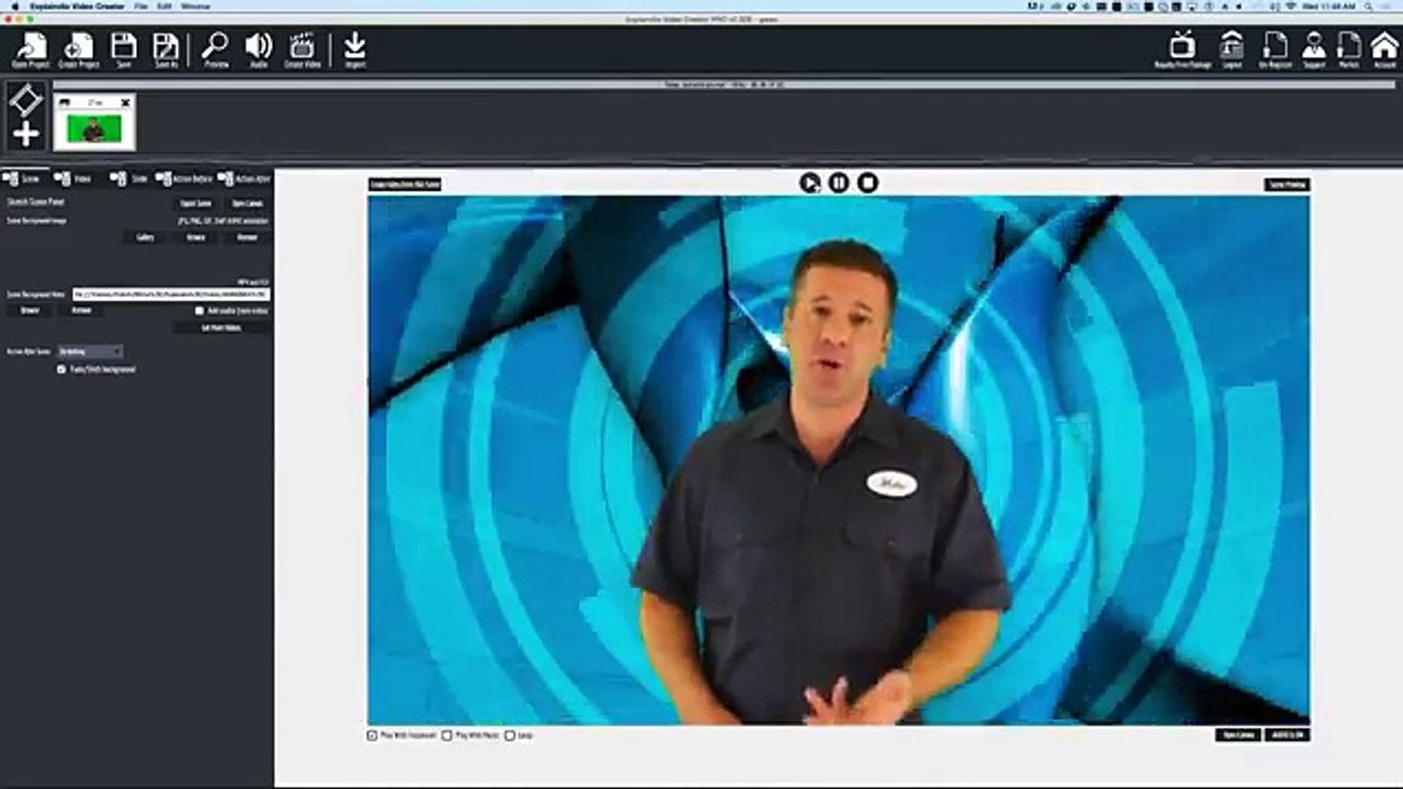 How To Do Green Screen In Explaindio 2 - Explaindio 2 Training