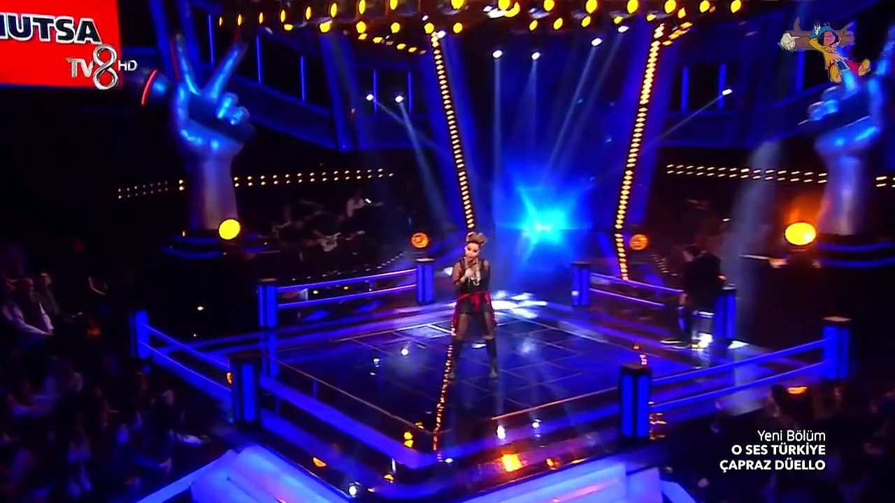 Nutsa Buzalade Fighter O Ses Türkiye Çapraz Düello (The Voice