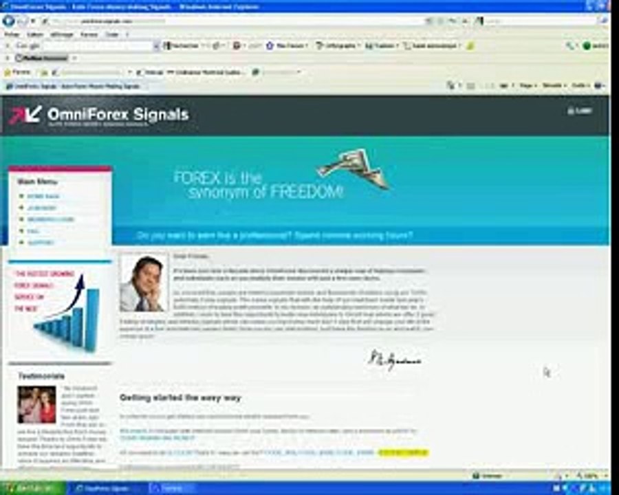 OmniForex Signals - Auto Forex Money Making Signals http://omniforexsignals.k25.net/