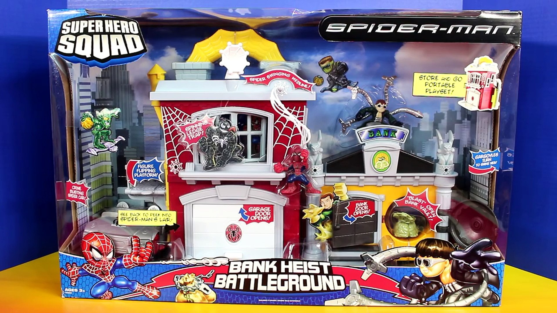 super hero squad spiderman toys
