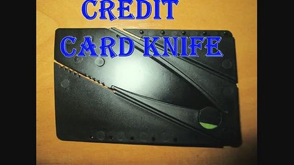 Credit Card Knife - Посылка с [TinyDeal]