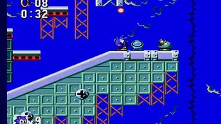 Gameplay Sonic the Hedgehog (Master System) Sky Base ACT1