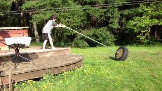 Tetherball Pole Hits Kid in Face