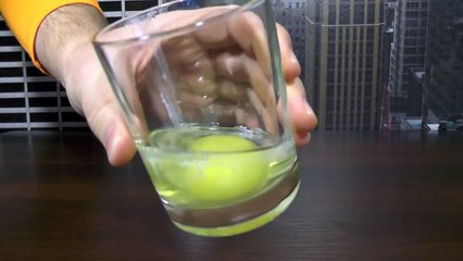 Реакция ЯЙЦА на СПИРТ / EGG and ALCOHOL