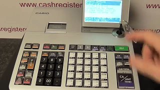 Casio se s400 se-s400 How to setup and use the clerk cashier function