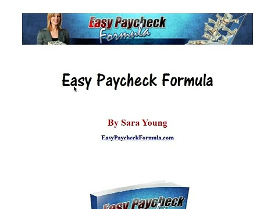 Easy Paycheck Formula - Is Easy Paycheck Formula a Scam?