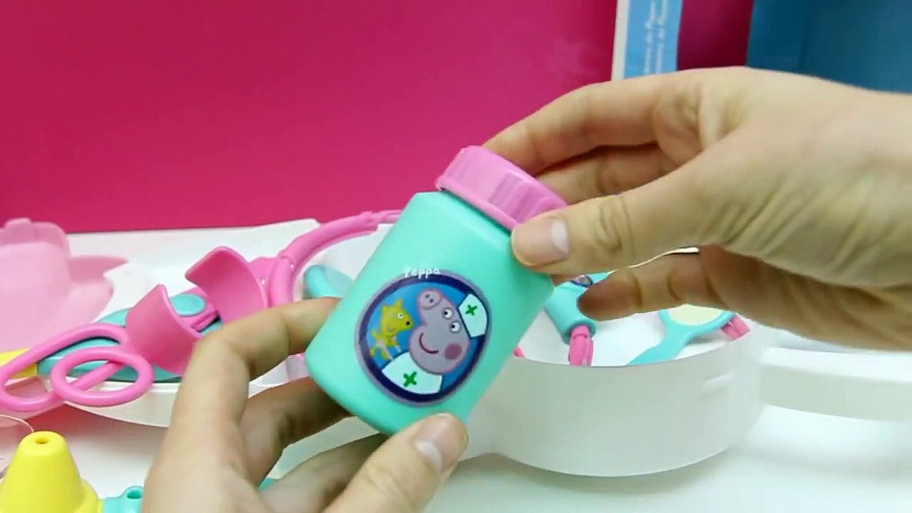 Peppa Pig Doctor Kit Play Doh Nurse Peppa Pig Medic Case - Kit Médico de Doctora Peppa PlayDough