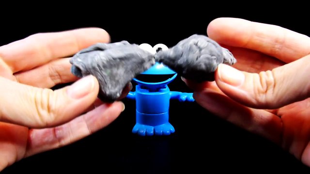 Play-Doh Cookie Monster as Disney Frozen Character Bulda Playdough Toys Creation! DIY Playdoh