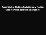 Texas Wildlife: A Folding Pocket Guide to Familiar Species (Pocket Naturalist Guide Series)