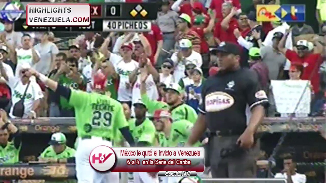 Highlights Serie del Caribes 2016 -  Venezuela vs México