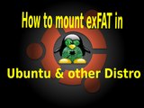 How to mount exfat in Ubuntu and other GNU Linux distro
