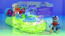 Teenage Mutant Ninja Turtles TMNT Half Shell Heroes Hovercraft With Sea Rescue Leo Imagine