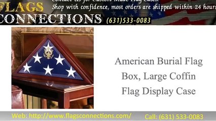 American Army Flag Display Cases