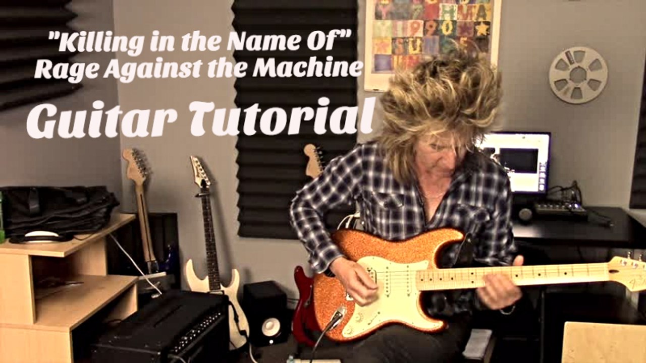 "Killing In The Name Of" Rage Against the Machine-Guitar Tutorial (Part 1)