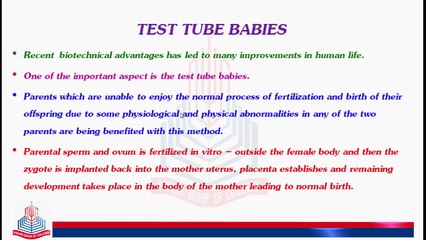 Test tubes babies