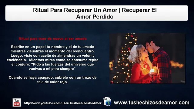 Ritual Para Recuperar Un Amor | Recuperar El Amor Perdido