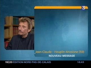 JOHNNY HALLYDAY INTERWIEW A LILLE AVANT COMPLETEMENT BOURRE