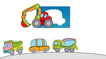 Çizgi Film Okul öncesi eğitim Araba ile eğitici oyunlar