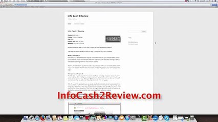 Info Cash 2 Review - *MASSIVE $1653 BONUS!*