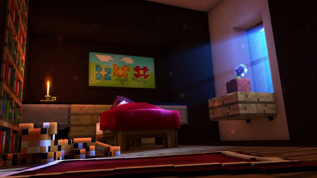 DanTDM: The Diamond Minecart | Minecraft Funny Moments Animation - LIGHTS OUT HORROR MAP!