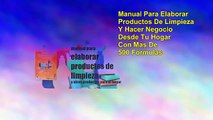 Manual De Formulas Para Elaborar Productos De Limpieza