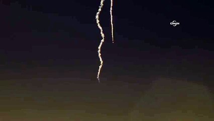 Türkmendağı'na füze olduğu iddia edilen beş cisim düştü