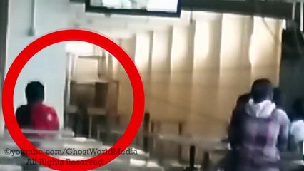 Real Ghost Caught Near Girls Watching TV