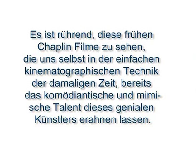 Charlie Chaplin - Frühzeit der Komik - Charlie (k)ein Künstler (Teil 1)