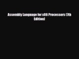 [PDF Download] Assembly Language for x86 Processors (7th Edition) [PDF] Online