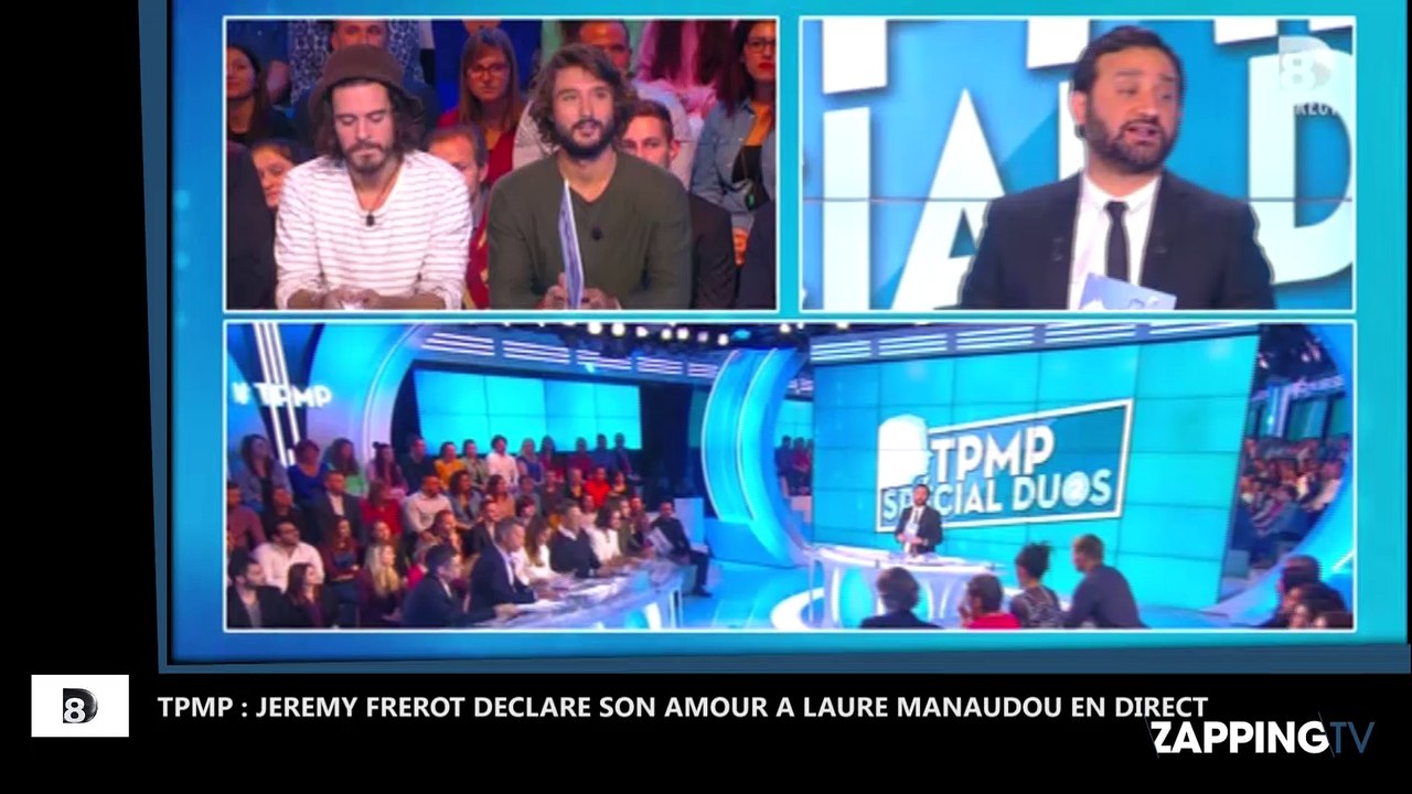 TPMP : Jérémy Frérot déclare son amour à Laure Manaudou en direct (vidéo)