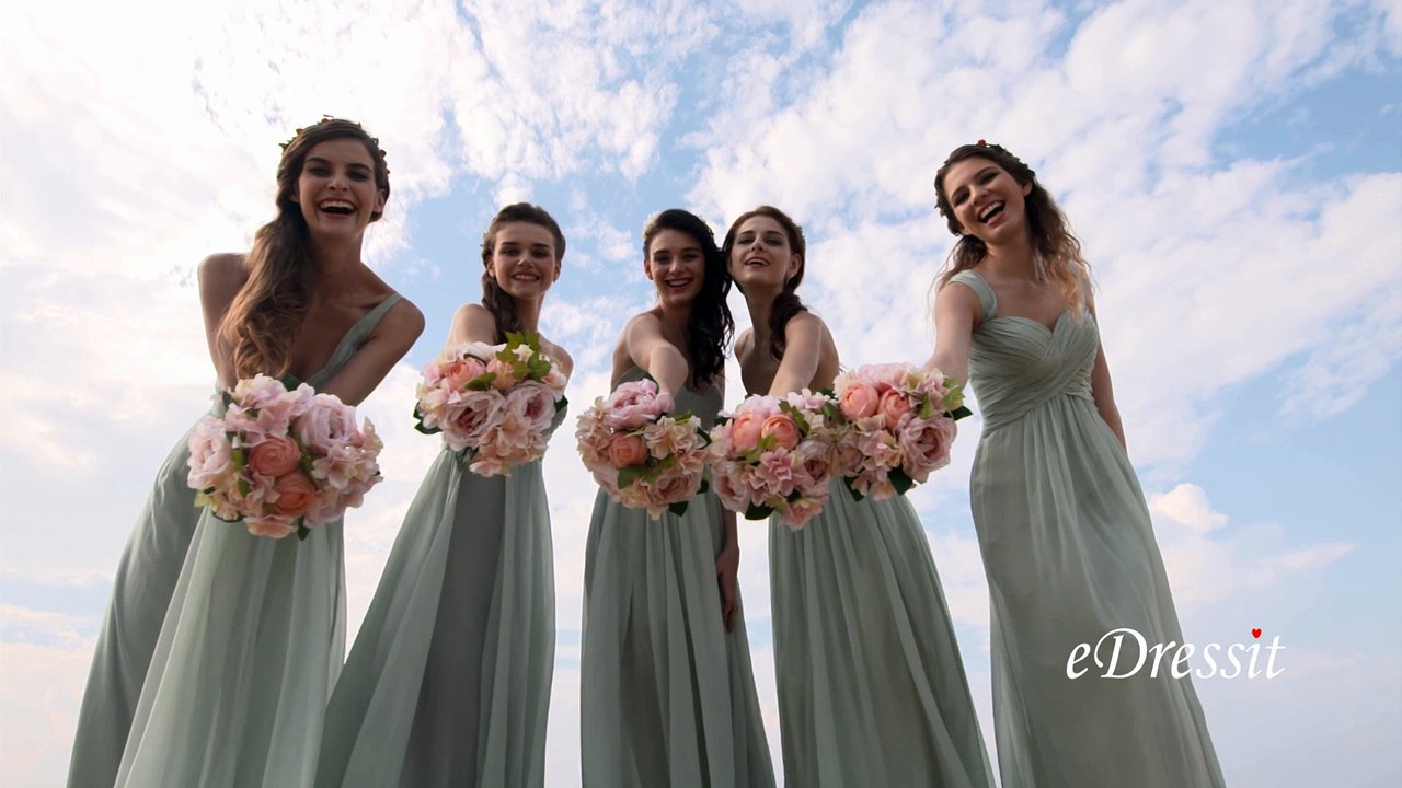 Beautiful mint bridesmaid dresses eDressit