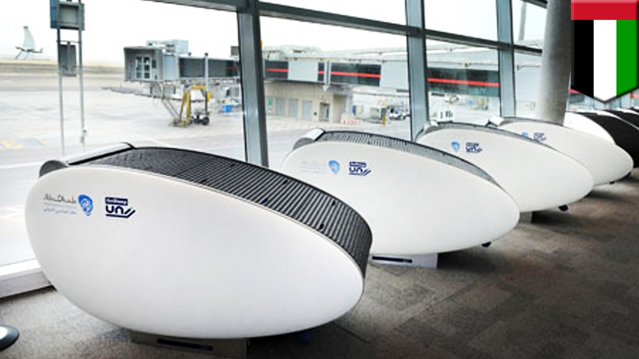 Futuristic sleeping pods allow you to take naps pretty much anywhere