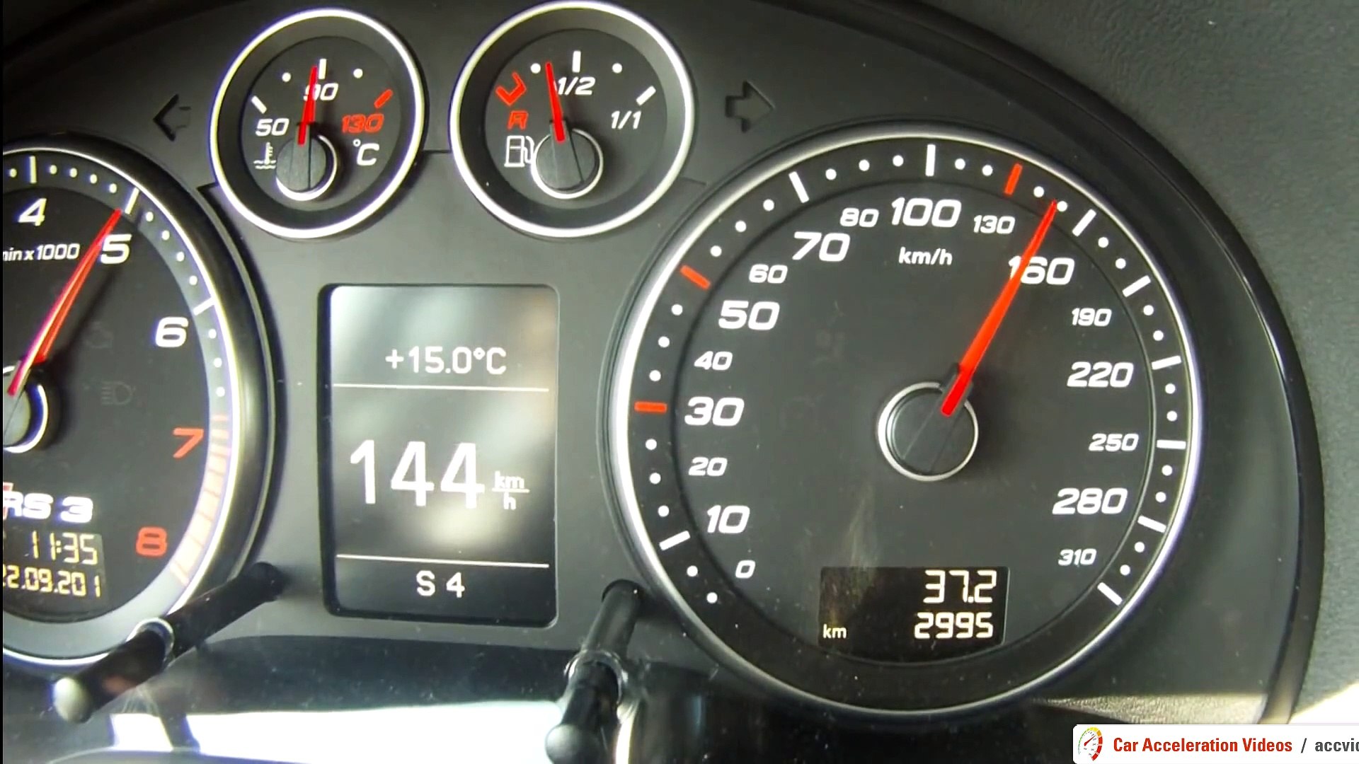 Audi RS3 MTM (472 HP) 0-200 km/h Acceleration - video Dailymotion