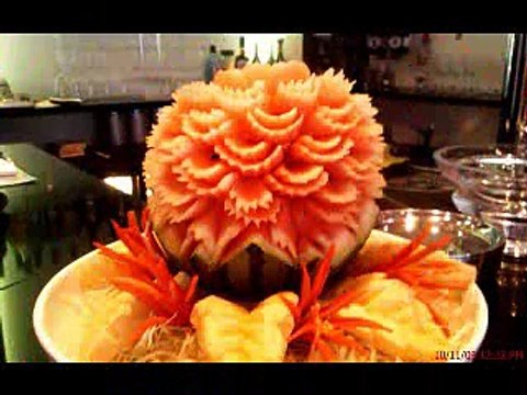 Thai carving some fruit & vegetables (By Kittis)